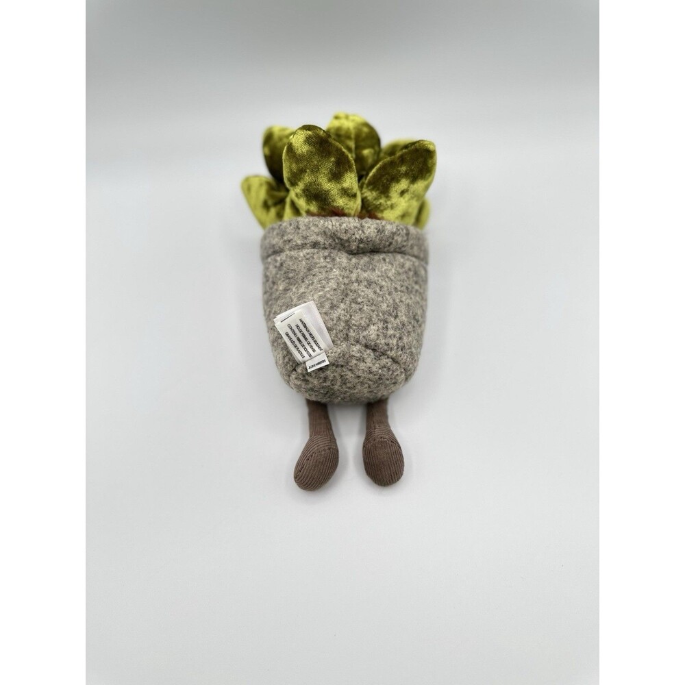 Jellycat Amuseables Silly Succulent Jade Potted Plant Small Plush 7” - Picture 7 of 11